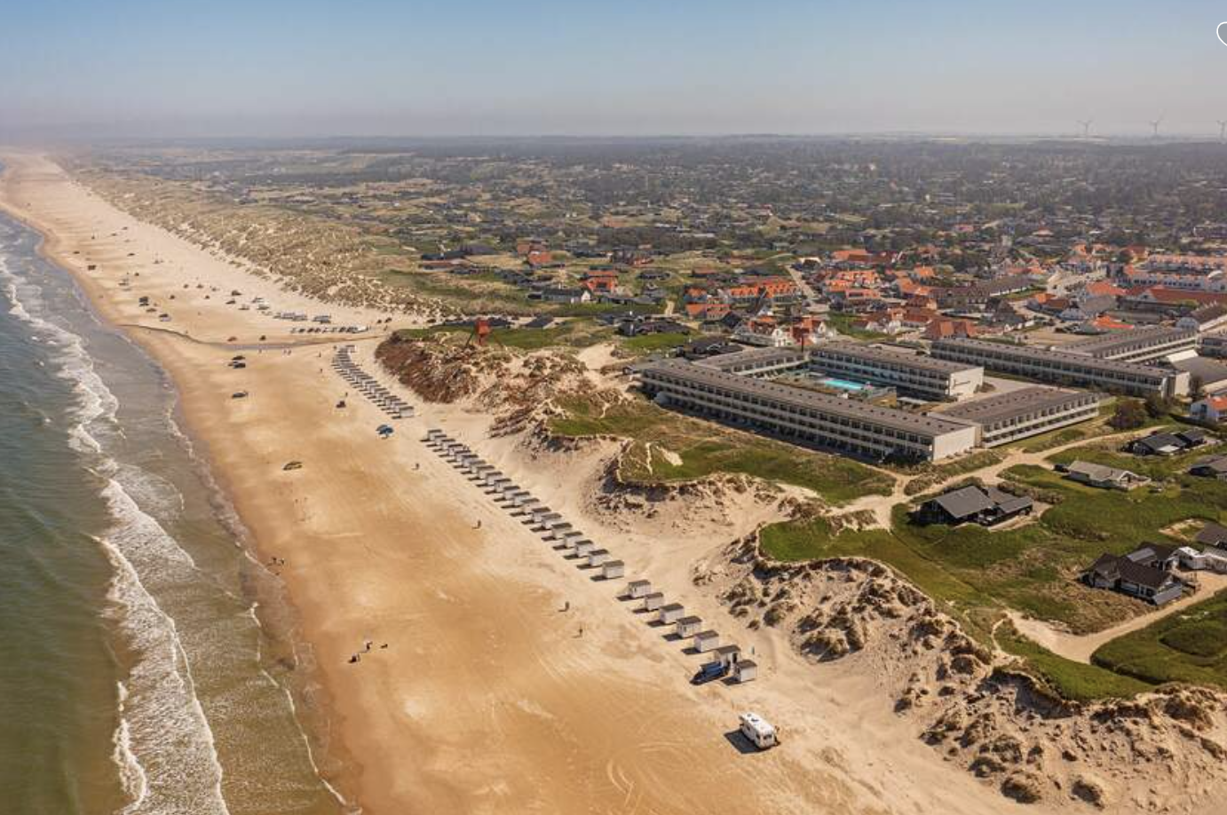 feriesenter ved Blokhus strand