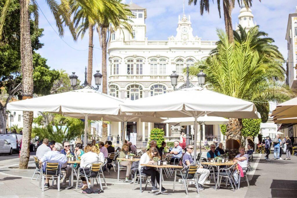 gamlebyen Vegueta i Las Palmas som er hovedstaden på Gran Canaria og Kanariøyene