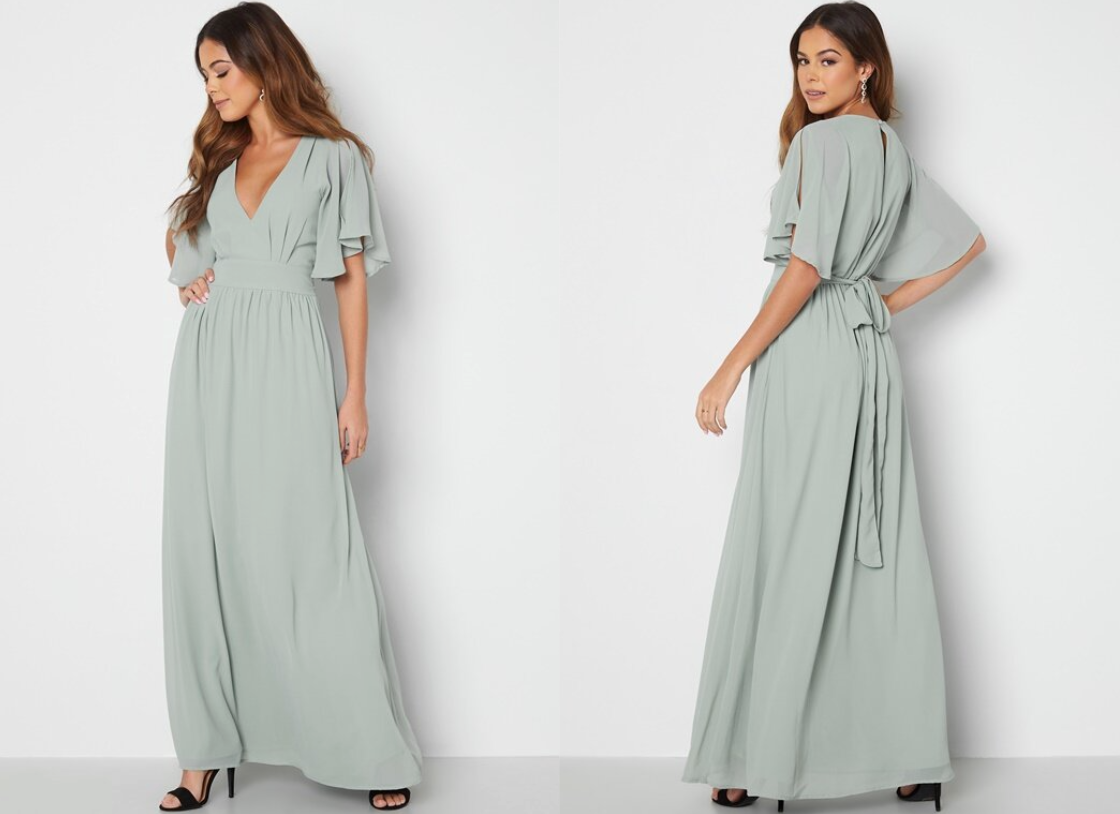 Isobel Gown Dusty Green