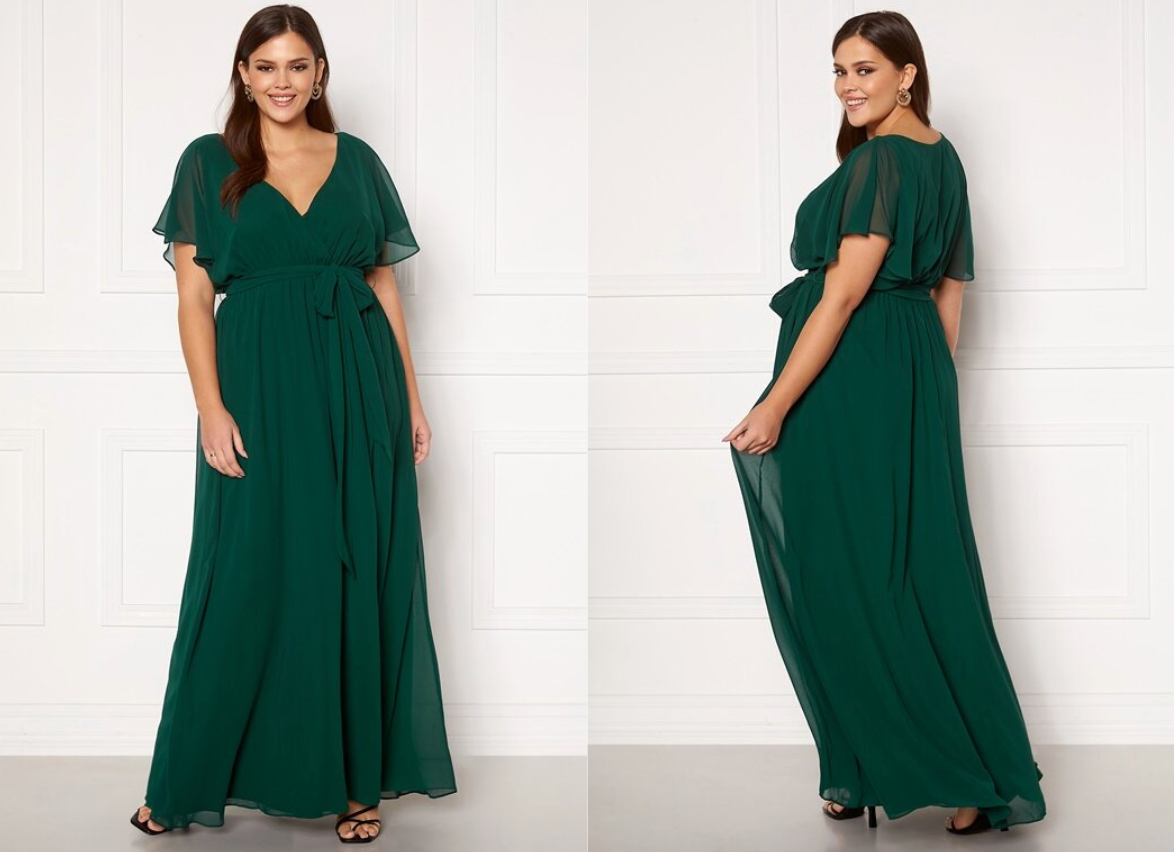 Flutter Sleeve Chiffon Maxi