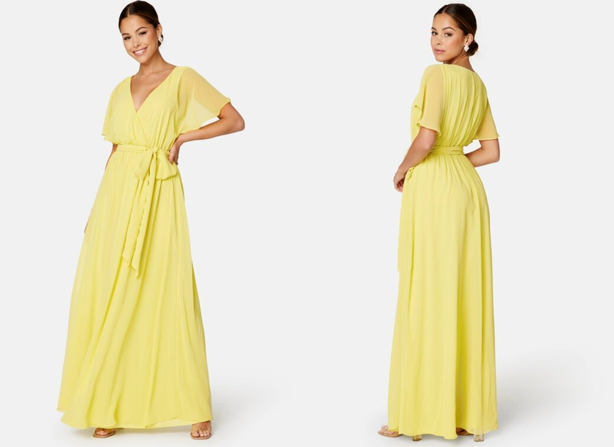 Flutter Chiffon Maxi Dress