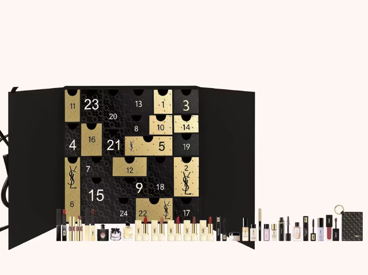 Lekker adventskalender fra YSL. Her får du produkter til en verdi til 6180 kroner.