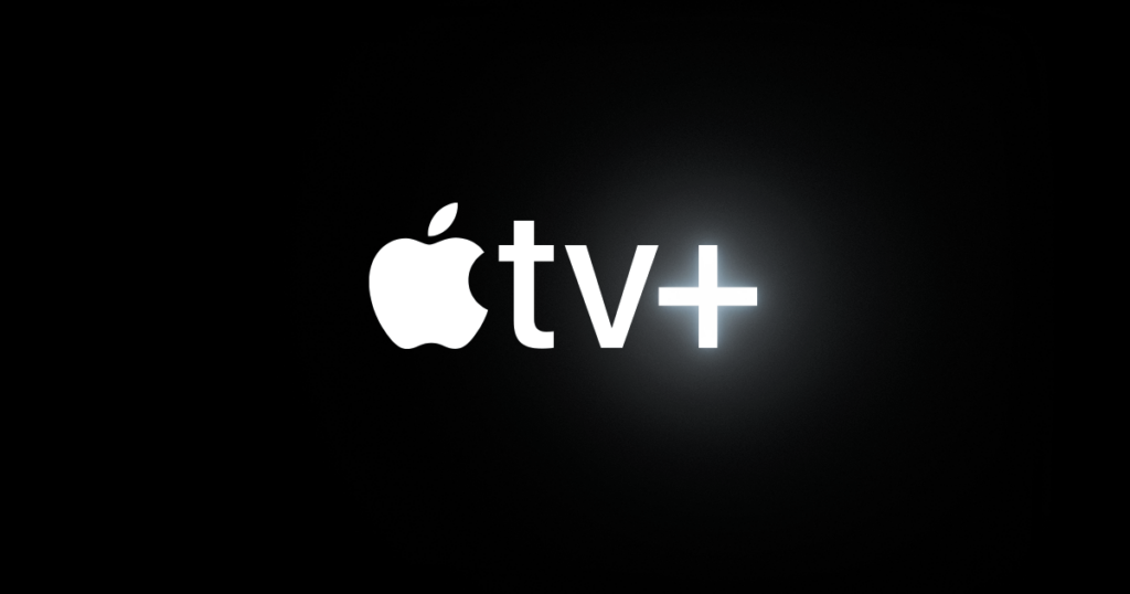 Apple TV+: Strømmetjenestens logo.