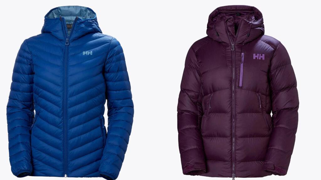 Bilde av dunjakke til dame fra Helly Hansen.