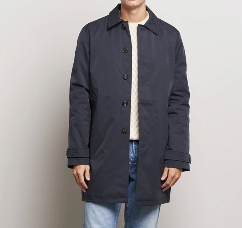 Barlay Waterproof Car Coat Blue