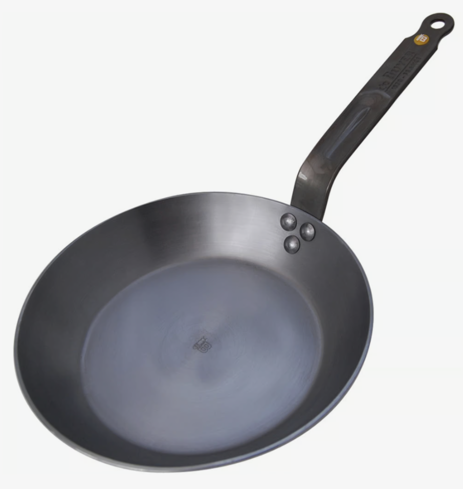 De Buyer stekepanne karbonstål Lyonnaise Mineral B 28 cm