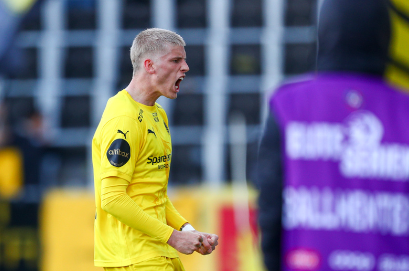 Eliteseriekampen i fotball mellom Bodø/Glimt og KFUM på Aspmyra stadion i Bodø.