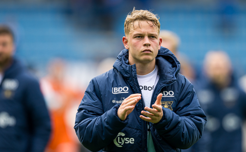 Vikings Sondre Auklend etter eliteseriekampen i fotball mellom Molde og Viking på Aker Stadion.