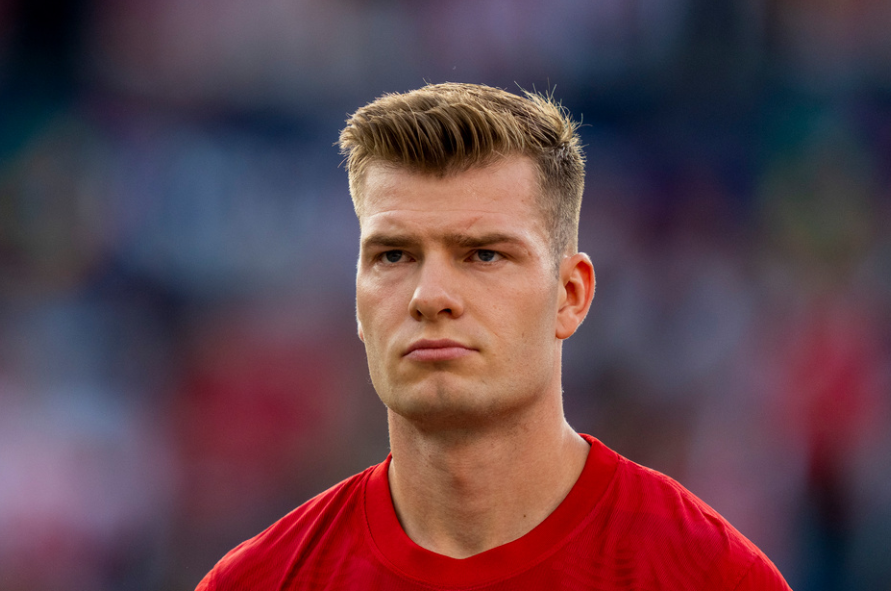 Oslo 20230620. Alexander Sørloth før EM-kvalifiseringskampen i fotball mellom Norge og Kypros på Ullevaal stadion.