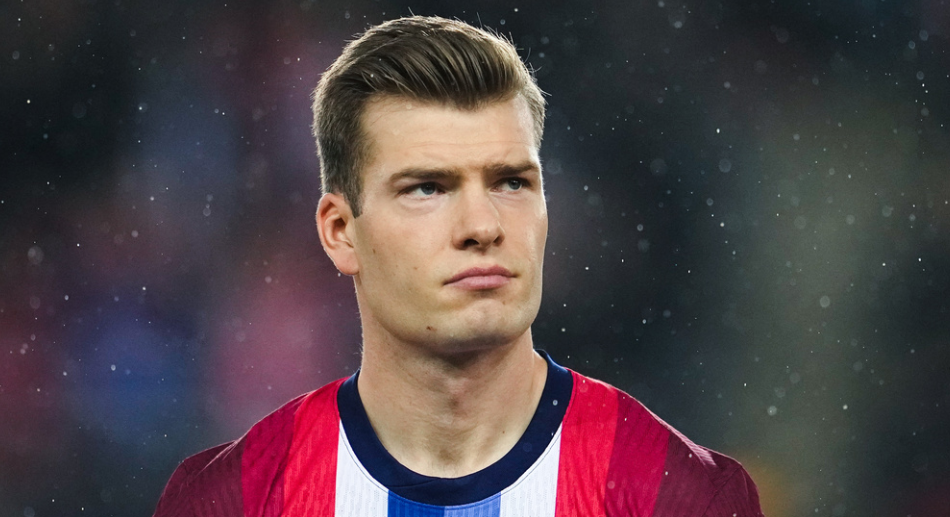 Oslo 20240326. Norges Alexander Sørloth før privatlandskampen i fotball mellom Norge og Slovakia på Ullevaal Stadion.