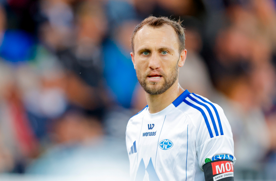 Kristiansund 20240918. Moldes Magnus Wolff Eikrem under eliteseriekampen i fotball mellom Kristiansund og Molde på Nordmøre Stadion