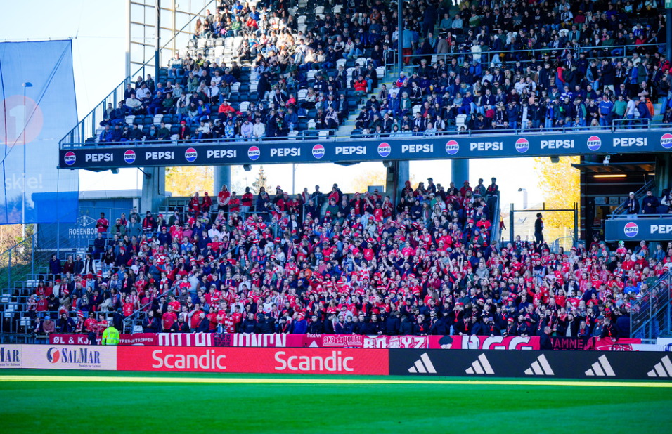 Trondheim 20241020. Oppvarming før eliteseriekampen i fotball mellom Rosenborg og Brann på Lerkendal stadion.