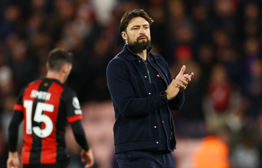 Soccer Football - Premier League - AFC Bournemouth v Southampton - Vitality Stadium, Bournemouth, Britain - September 30, 2024 Southampton manager Russell Martin looks dejected after the match