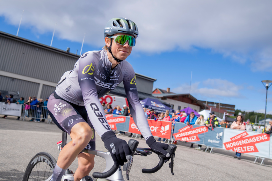 Kautokeino, undefined 20230817. Carl Fredrik Hagen fra Q36.5 Pro Cycling Team før 1. etappe av Arctic Race 2023 fra Kautokeino til Alta.