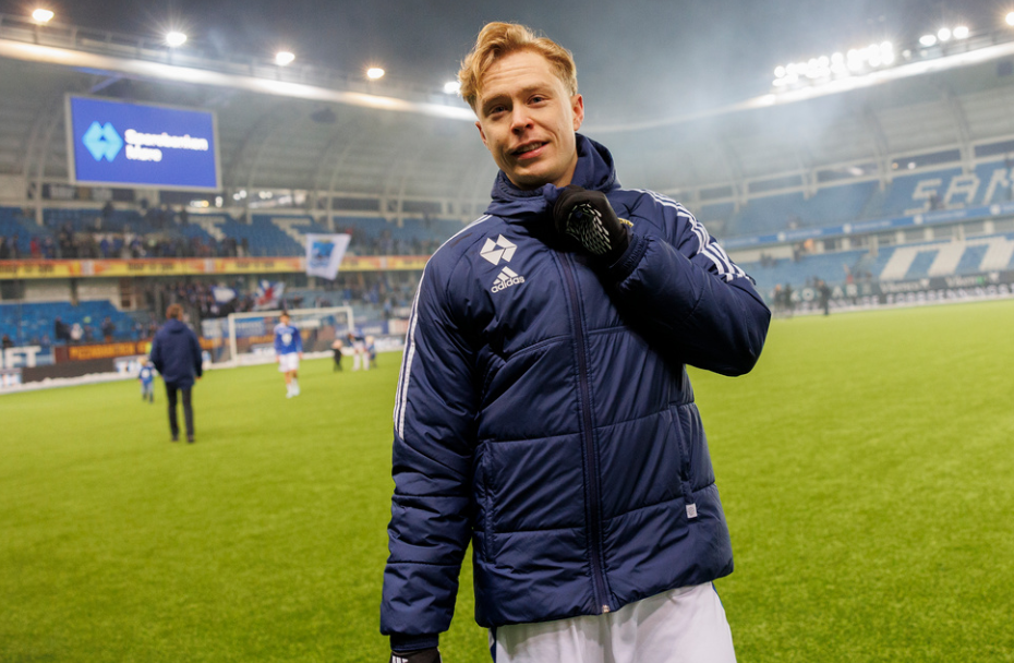 Molde 20241123. Moldes Ola Brynhildsen etter eliteseriekampen i fotball mellom Molde og Brann på Aker Stadion.