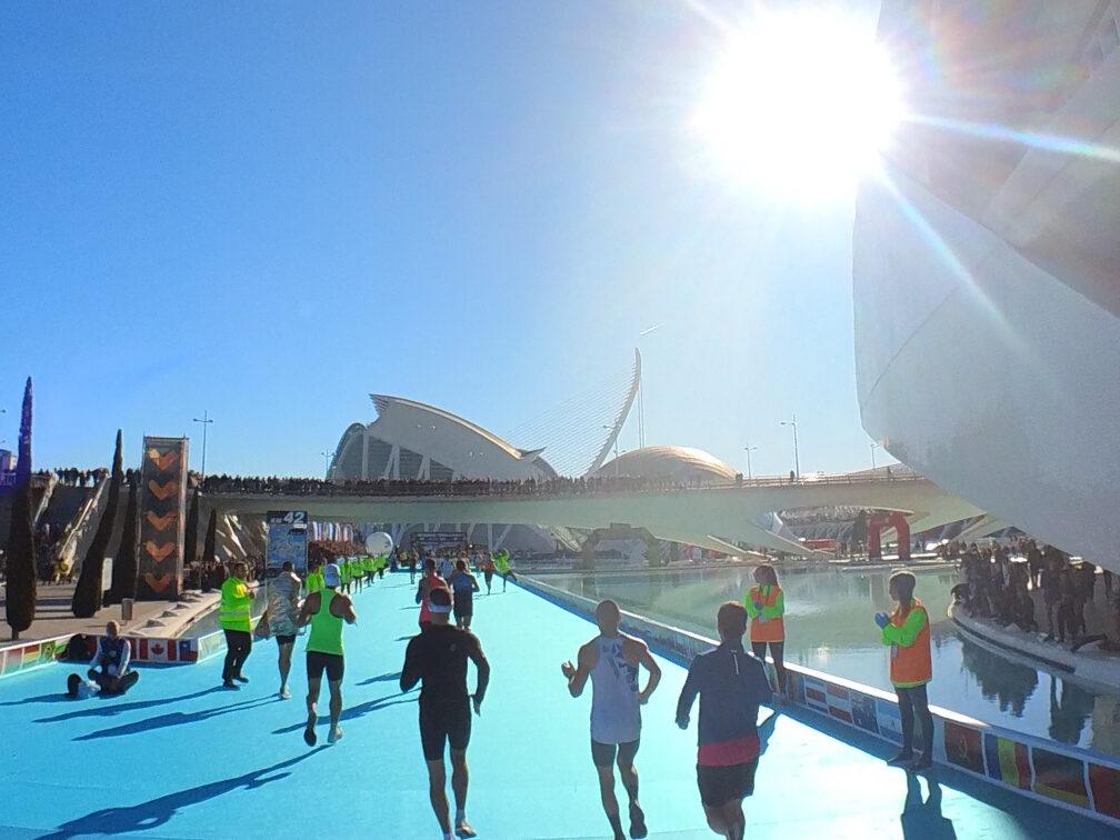 Valencia Marathon siste 200 meter.