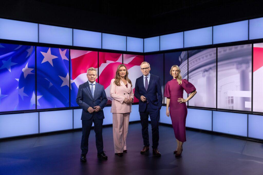 USA valgnatt på TV 2. Morten Sandøy, Mariel Mellingen, Yvonne Fondenes og Kjetil H. Dale sørger for at du får spennende gjester, analyser, og alle resultatene du trenger.