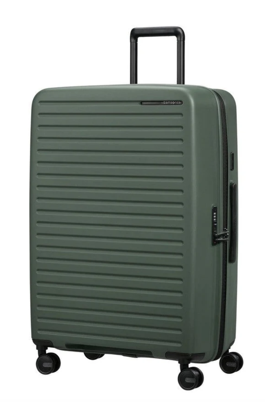 Samsonite RESTACKD utvidbar stor koffert Sage