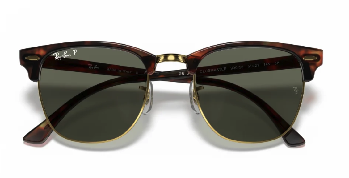 Ray-Ban Clubmaster RB3016-990/58 51 Polarized