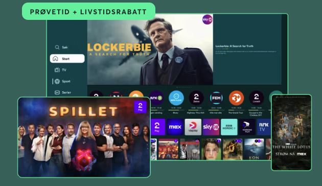TV- og streamingpakke fra Strim