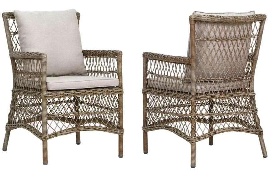 Spisestol i kunstrotting 2-pk