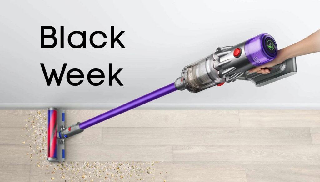 Dyson V12 støvsuger black week tilbud