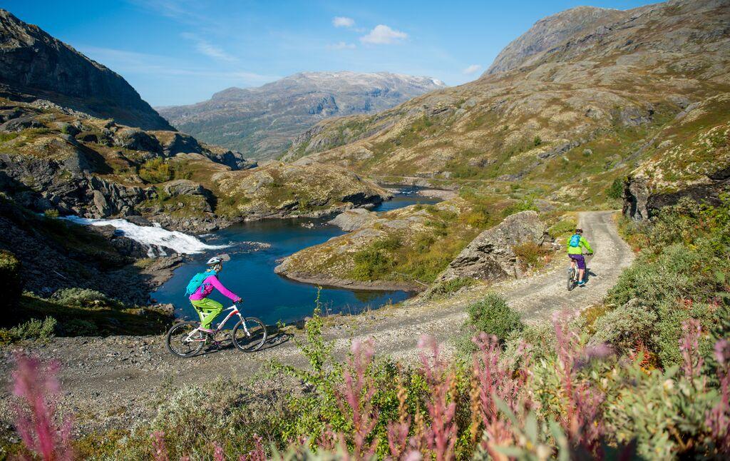 Rallarvegen går for å være blant norges flotteste sykkelturer