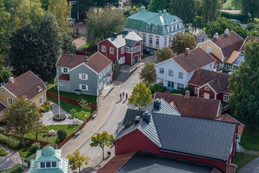 Bilde av Astrid Lindgrens verden, populær fornøyelsespark i Sverige.