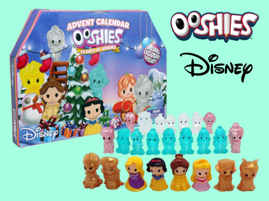 Ooshies Disney kalenderen er fylt med 24 ulike Disney figurer som skaper glede blant de små. 