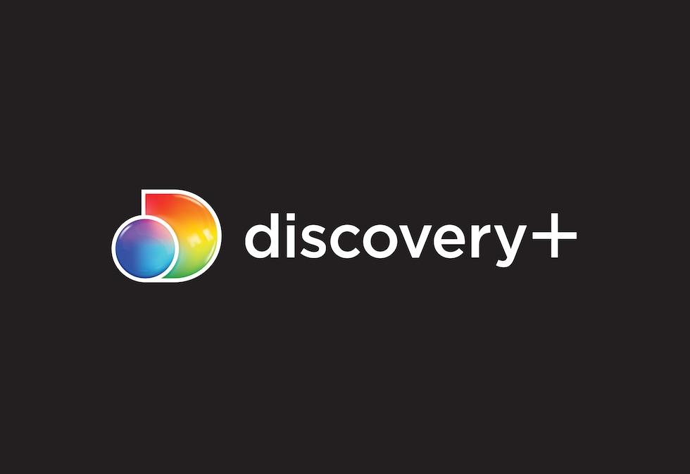 Discovery+: Strømmetjenestens logo.