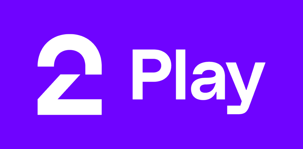 TV2 Play: Strømmetjenestens logo.