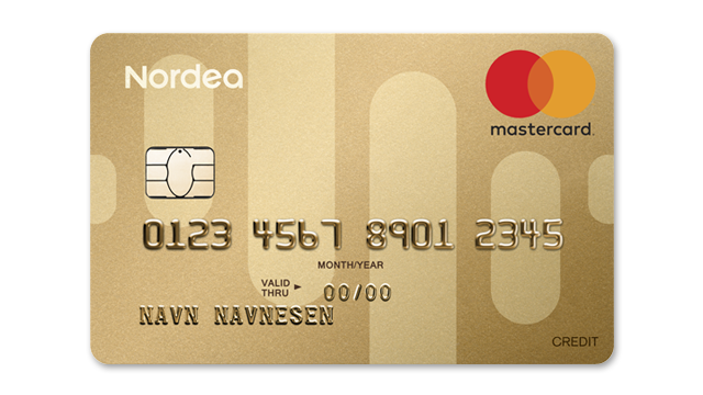 Nordea Gold mastercard