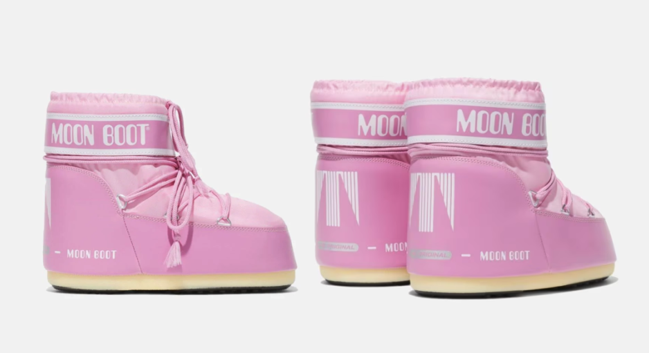 Rosa lave Moon Boots