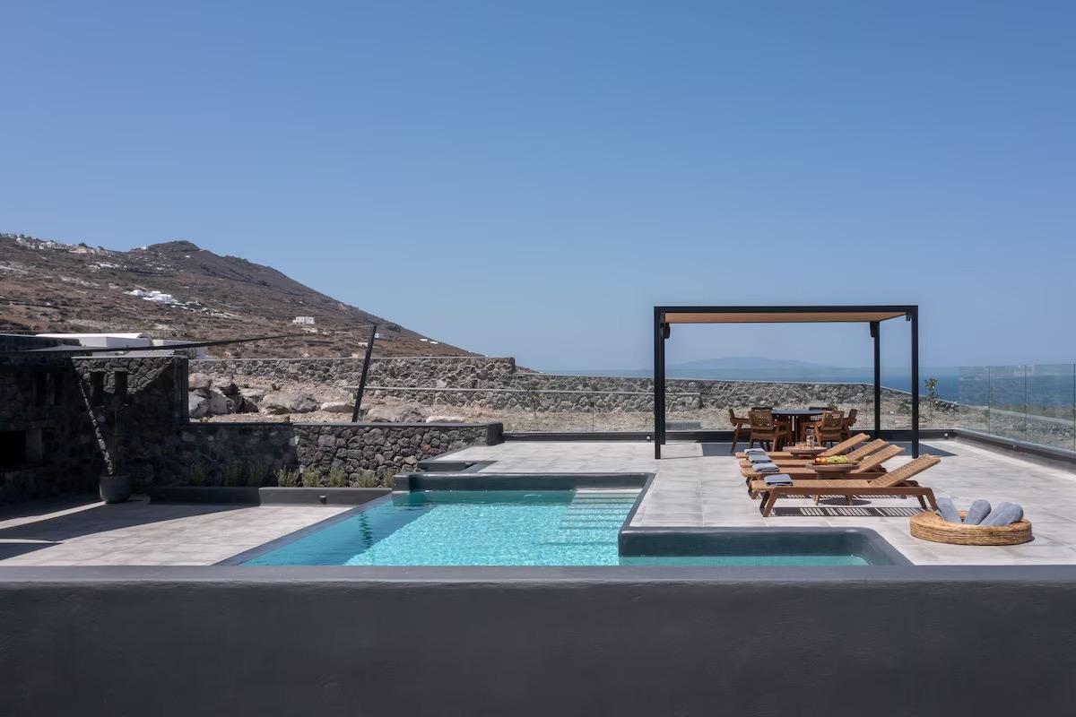 Hotell på Santorini