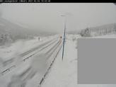 E8 Lavangsdalen in Troms on 10.22 Sunday April 4, 2021 Photo: Webcam, Norwegian Public Roads Administration