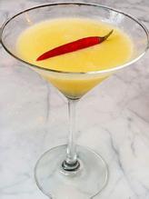 THE DRINK: Chili Martini, served at the Pastis Bistrobar.  Photo: Stine Nibe Ravneberget 7 Finansavisen