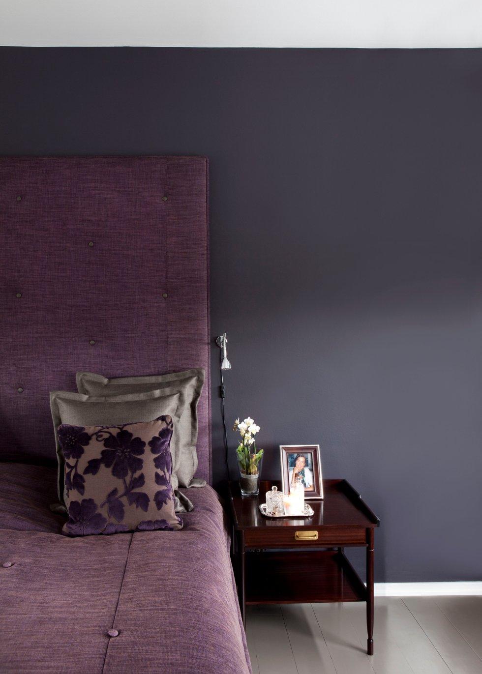 Della Purple: E tu... lo sapevi che il viola è il colore giusto da scegliere in camera da letto?  Foto: colorato