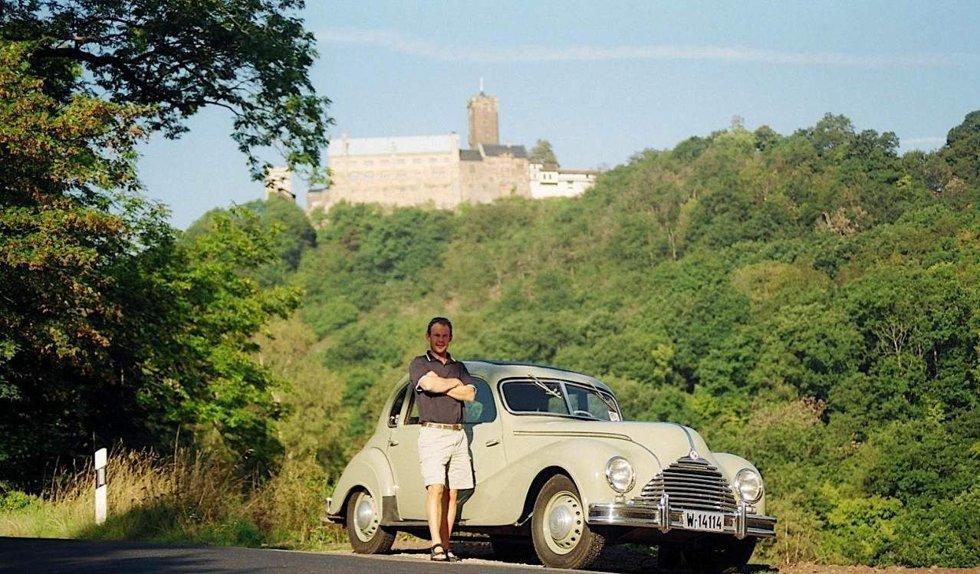 Viv Wartburg: in un tour della Germania con sosta al castello di Wartburg a Eisenach.  Foto: Kjell-Ivar Søreng
