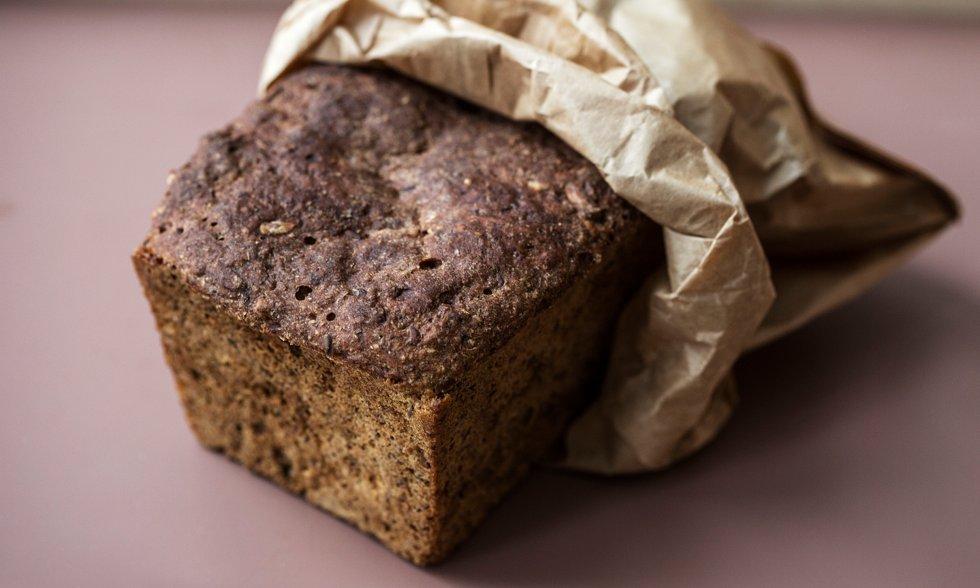 Danish rye bread has been an everyday food in our neighboring country for over 1000 years.  The bread has a characteristic bitter taste and goes well with liver pate and bacon.  Photo: brodogkorn.no