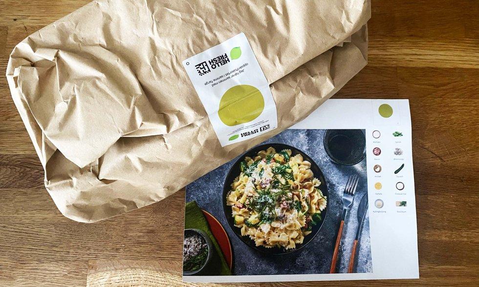 HelloFresh food pouches are finished color-coded and color-coded to fit the recipe.  Photo: ABC Brand Studio