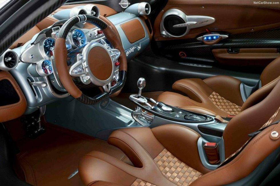 Everything from Pagani is extreme.  The interior is no exception.