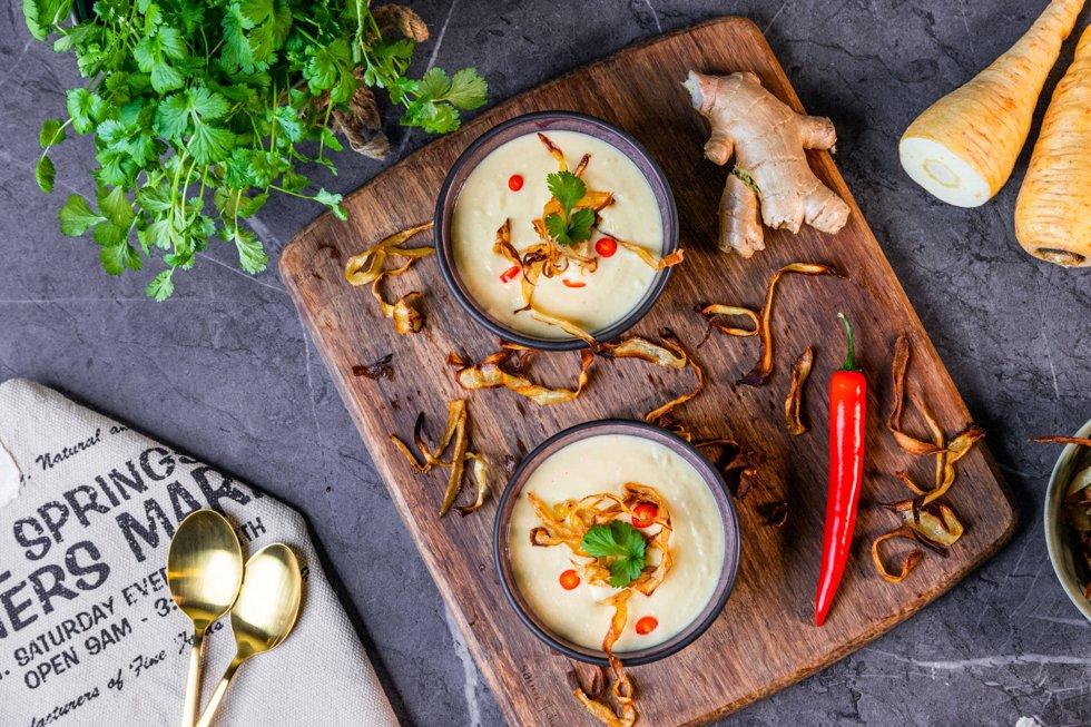 Try the delicious parsnip soup