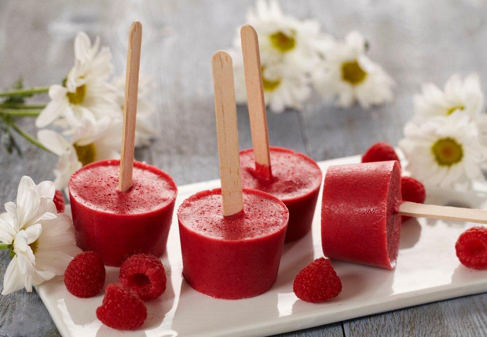 Make a smoothie and freeze it.  Then you have ice sticks at 1-2-3.