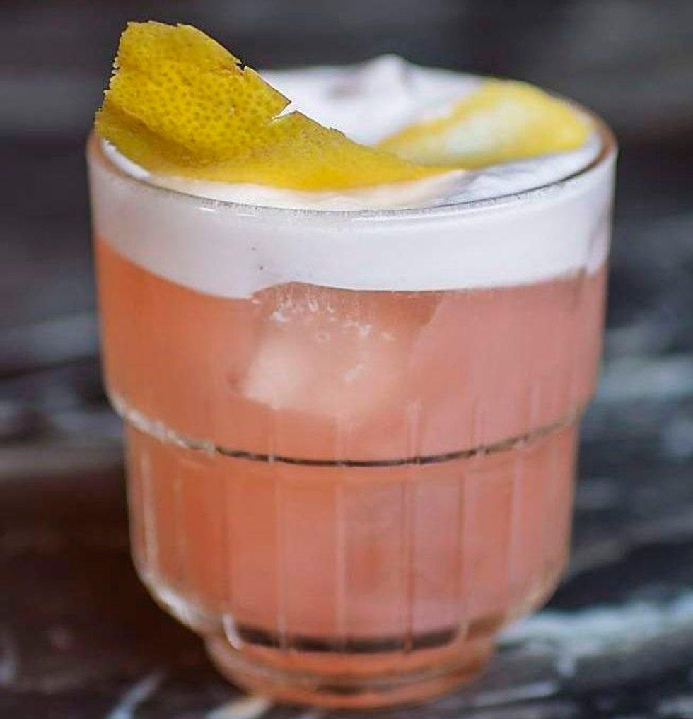 Miss Sophie: - A spring and summer drink based on three types of wine, says the waiter.  Photo: Evind Jeseth/Capital