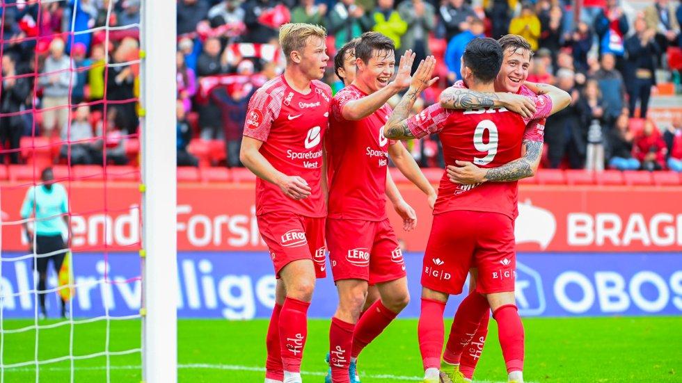 Goal show and full promotion party for Brann – YMCA stumbles in tight battle