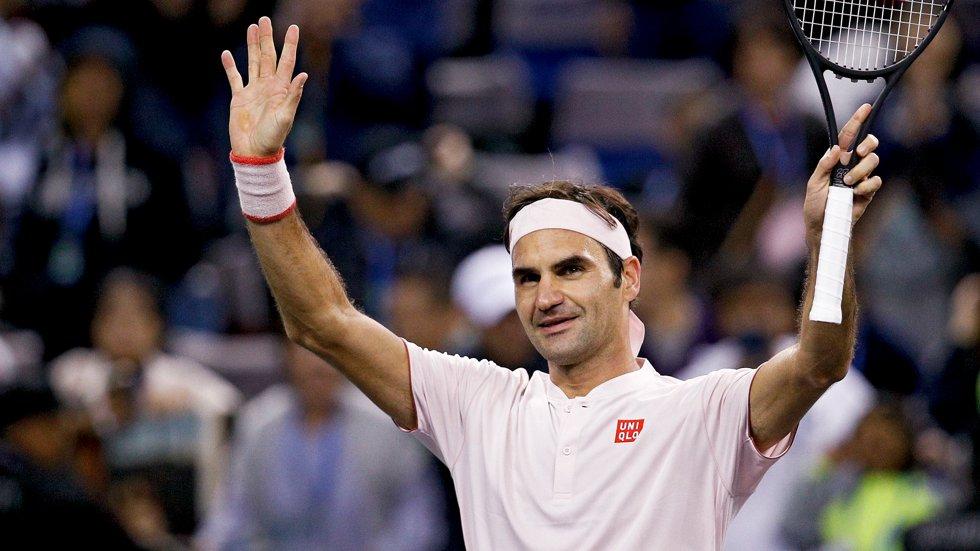 Tennis star Roger Federer is at the top level