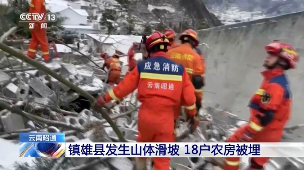 Deadly Landslide in Yunnan Province: Dozens Buried in Heavy Snow Avalanche