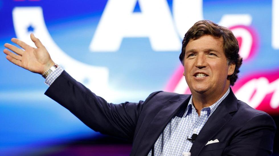 Tucker Carlson is a familiar face on the far right: he has more in common with Goebbels than with the press