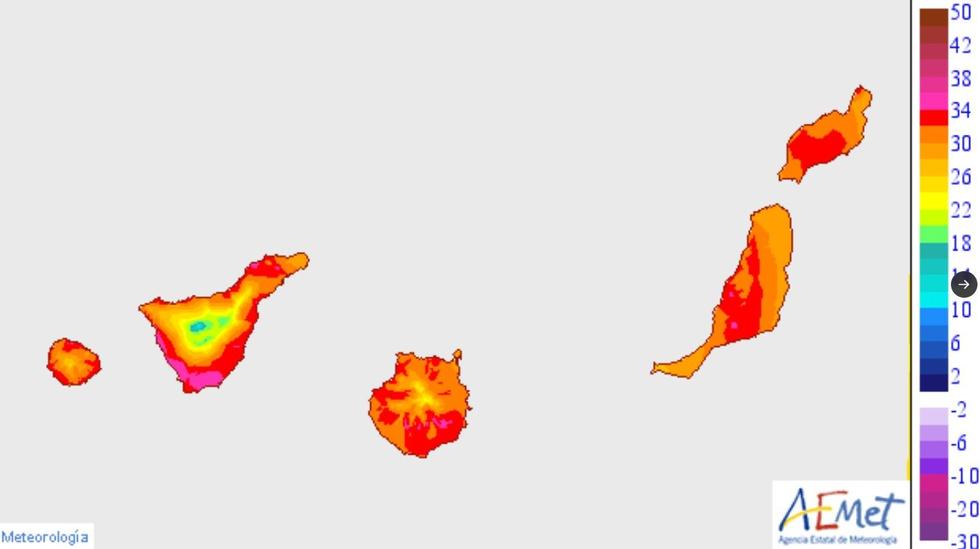 Un’ondata di caldo insolita alle Canarie: temperature record previste fino al nuovo anno