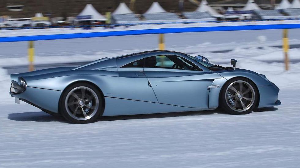V12 and 850 horsepower: Pagani on Ice